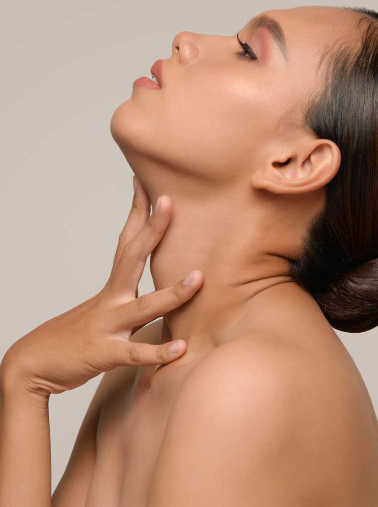 Throat of a client after a vocal feminization Quezon City